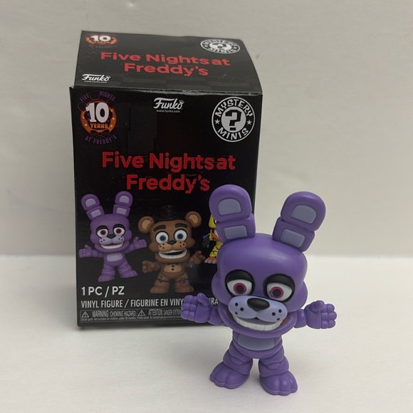 Funko Five Nights at Freddy's 10 Anniversary Mystery Mini Bonnie Vinyl Figure - Picture 1 of 5